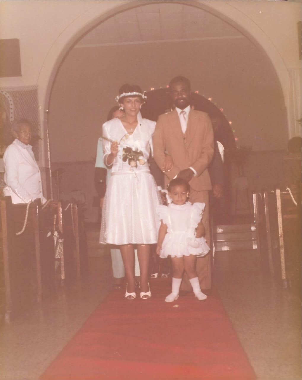 Casamento dos pais de Erika