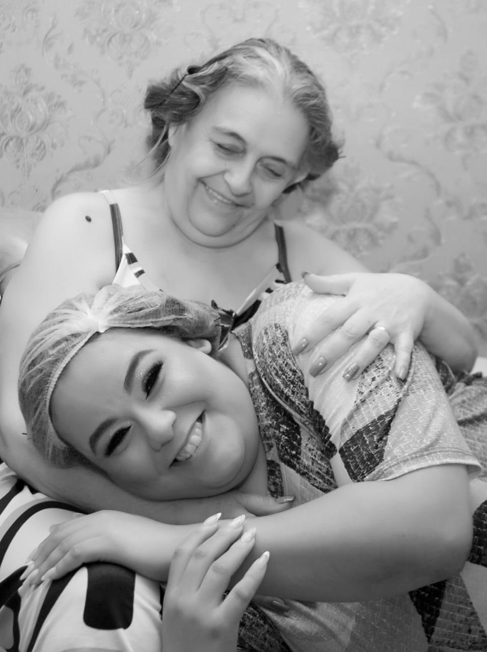 Erika e sua mãe